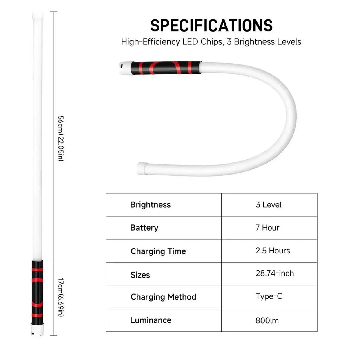 BendaLight— Bendable Rechargeable Work Light 2.0